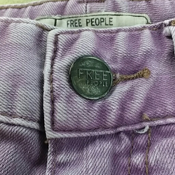 Free People skinny jeans raw hem 25 - Picture 4 of 9